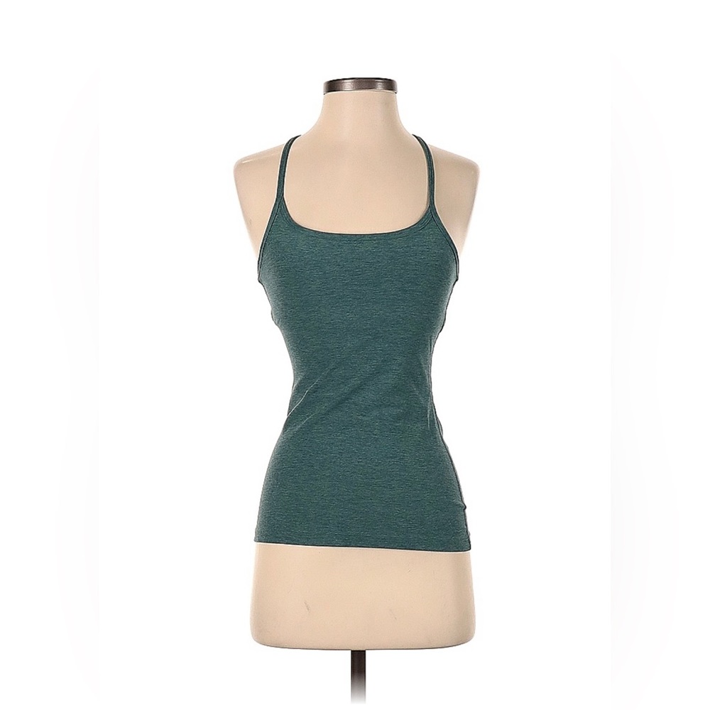 Beyond Yoga Spacedye Slim Racerback Tank in Forest Green Pine